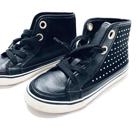 rhinestone high top sneakers